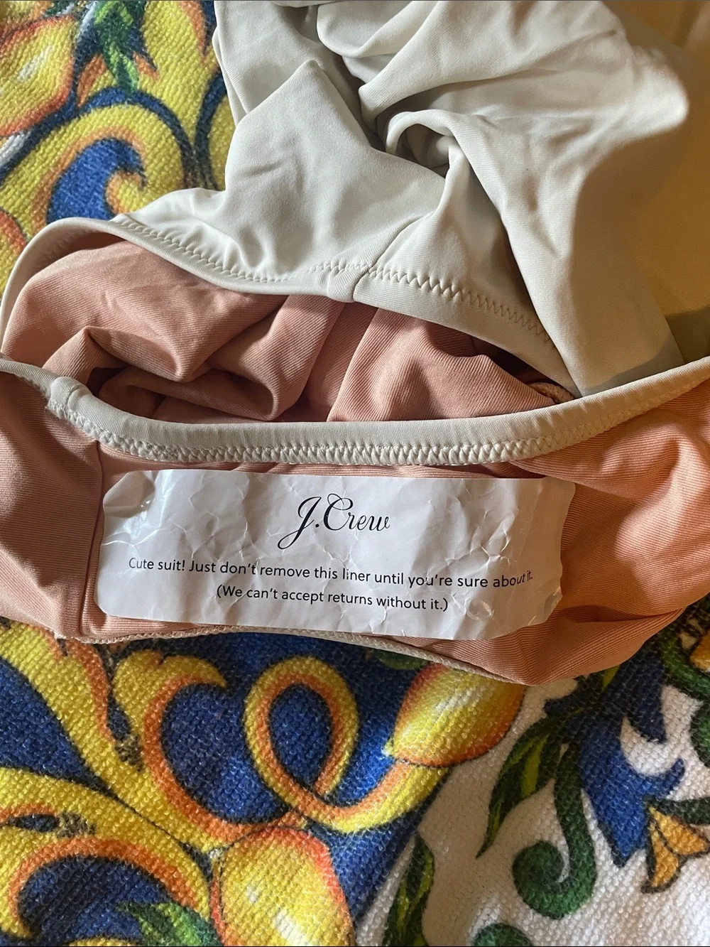 J. Crew soft cream
